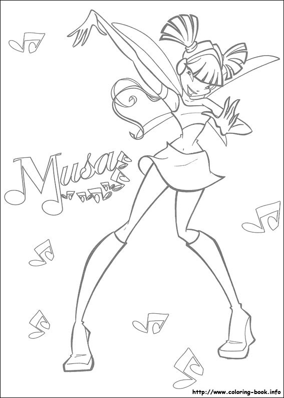 Winx Club coloring picture